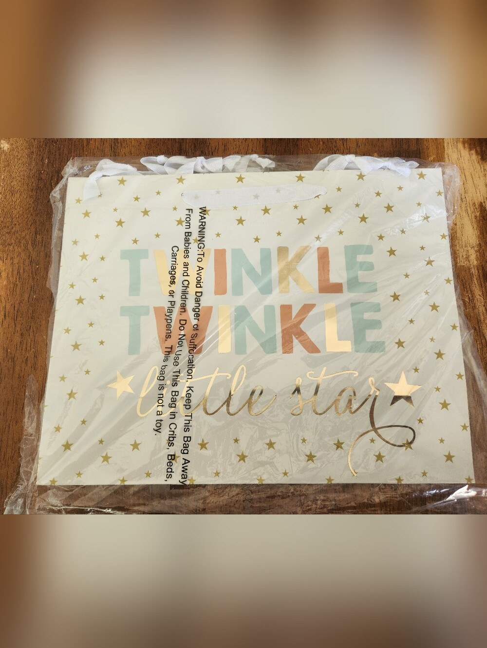 Gift Bag Set Of 4, Twinkle Twinkle Little Star 13x10